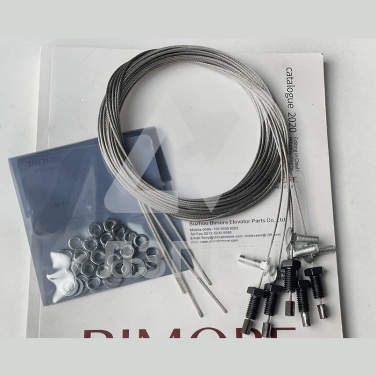 Тросик груза дверей шахты L-2900mm D-1,5mm KM618396G01 Kone