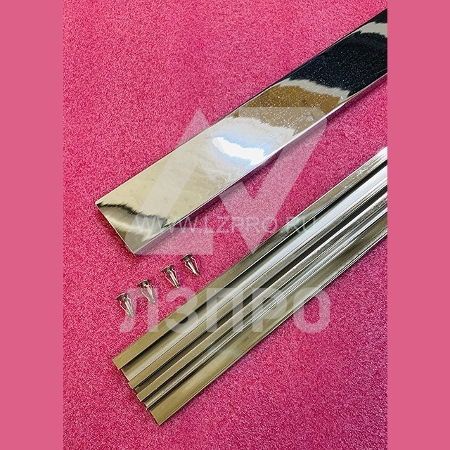 Плинтус кабины лифта L-400 mm CHROME FAA459E999 CH 400 Otis