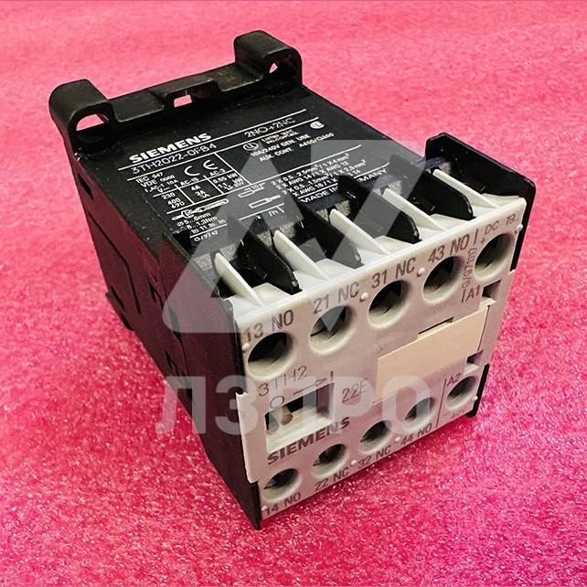 Вспомогательный контактор 24VDC 2NO+2NC 3TH2022-10FB4 Siemens