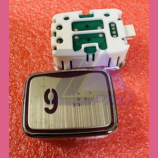 Модуль кнопочный красная подсветка код брайля AK-25B "9" AEN04C049*A Sigma