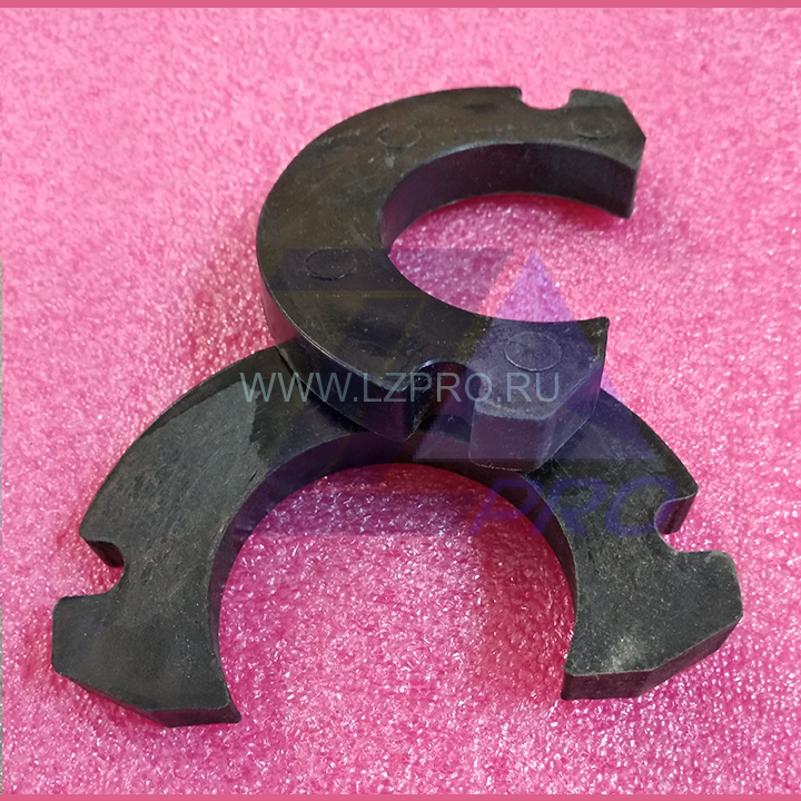 Полукольцо вкладыша резиновое 0411.03.02.094/400А.03.03.005