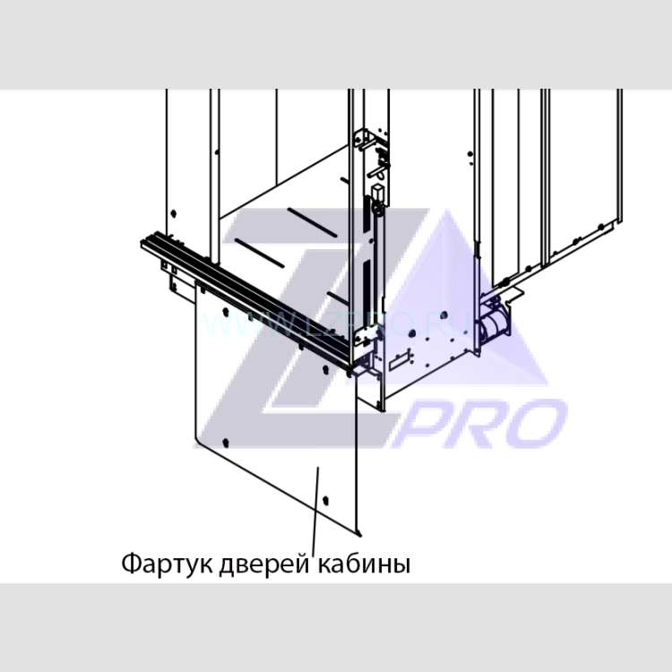 Фартук дверей кабины ОР-800 ZAA281AZ2