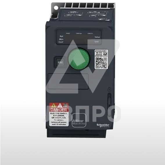 Преобразователь частоты ATV320 0.37kW 240V 1P ATV320U04M2C Schneider Electric