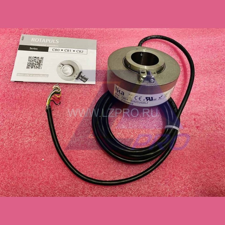 Энкодер инкрементный (на вал d-30 мм, 5-30V) C80-H-1024ZCU430L2 Lika