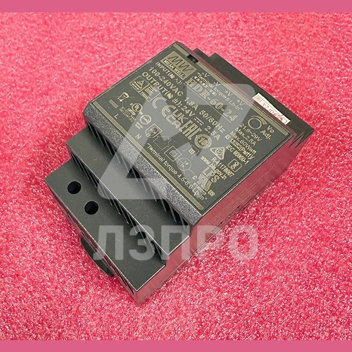 Блок питания 24V 2.5A HDR-60-24 Mean Well