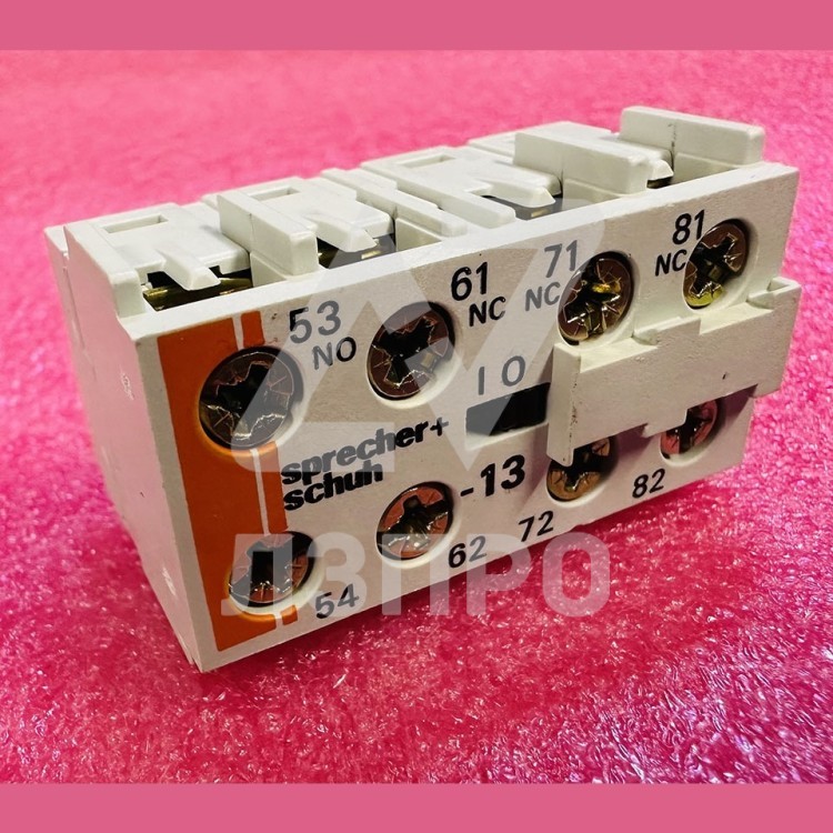 Блок дополнительных контактов 1NO+3NC CS4-P sprecher+schuh