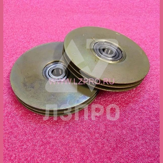 Шкив тросика дверей на две канавки F02085Z470 Otis