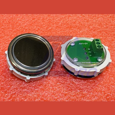 Выключатель кнопочный "без символов" красная подсветка ВК-32 АК1-01