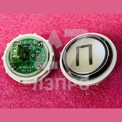 Кнопочный модуль "П" (парковка) красная подсветка, MLK V.9, Achille...