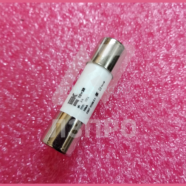 Плавкая вставка (предохраниель) керамический 2А ПВЦ 10x38 ГОСТ 31196 2.1