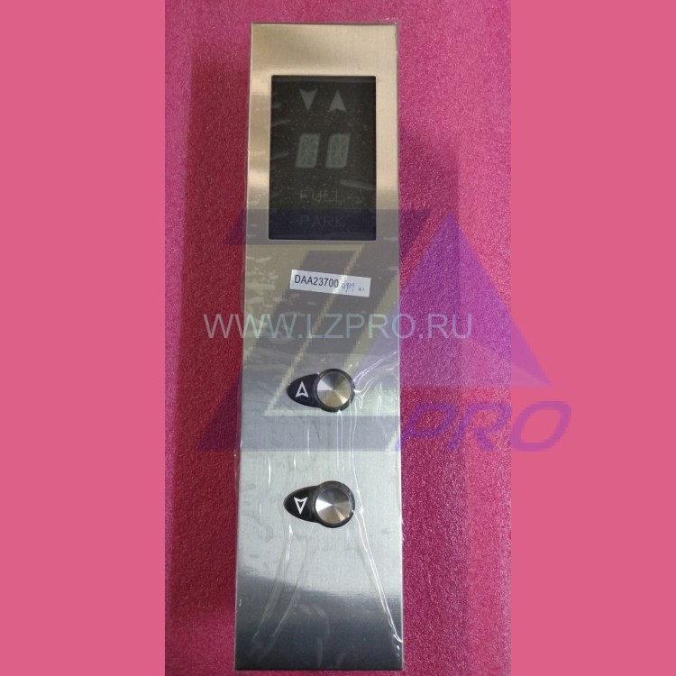 Пост вызывной XIZI OTIS (2 кнопки + 1 индикатор) 115х480 мм шлиф. нерж. DAA23501DL997