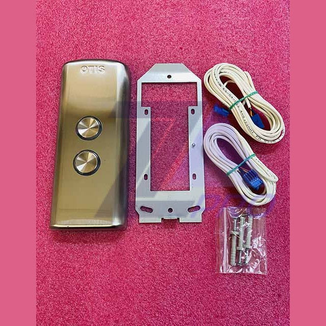 Пост вызова двухкнопочный (двойная подсветка белый/красный ореол) ZAA23500CAA13 Otis