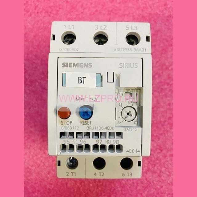 Тепловое реле перегрузки 3RU1136-4ED0 Siemens