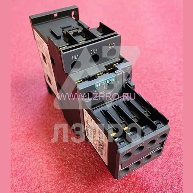 Контактор 110V 17A 7,5kW допконтакты 2NO+2NC 3RT2025-1AF04 SIRIUS Siemens