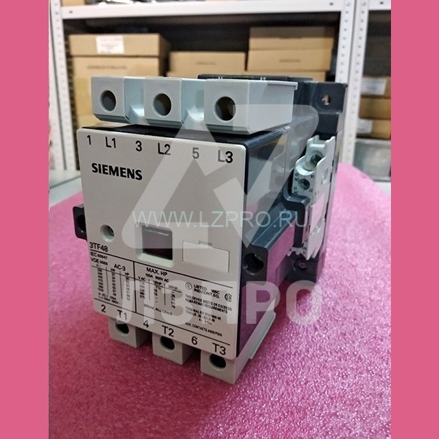 Контактор 37kW 400V AC-3 Aux:2NO+2NC AC 110V 3TF48 22-0AF0 Siemens