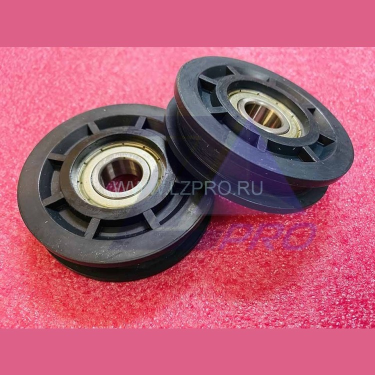 Ролик каретки D=70мм, прямоугольный паз, 366В.06.06.120Е КМЗ