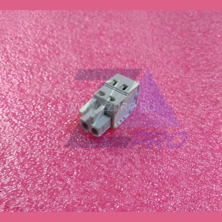 Разъем (розетка) 2-х контактный, шаг 5 мм, "мама" WAGO 231-102