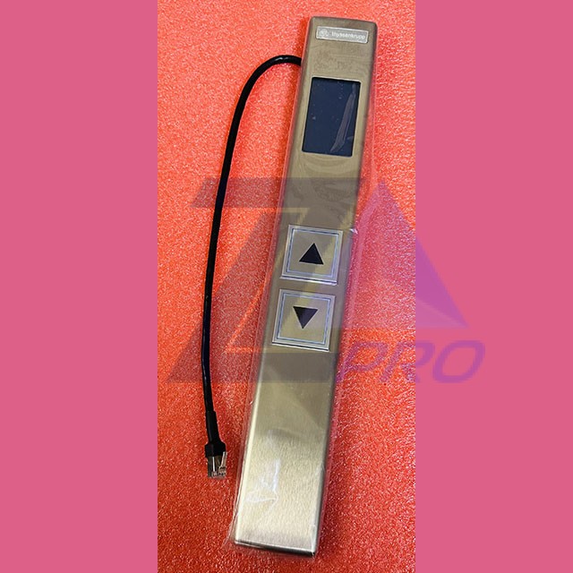 Вызывной пост SLIMLOP с двумя кнопками и индикатором, синяя подсветка 6566 000 9826 Thyssen