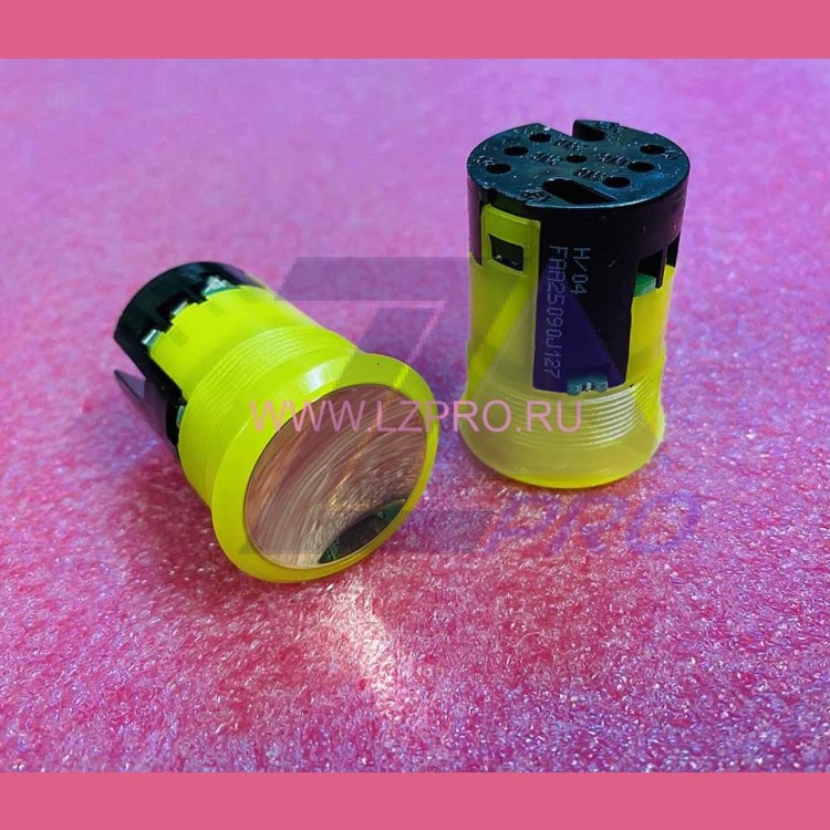 Кнопка вызова диспетчера, ореол желтый, полированная, "золото" Otis FAA25090J127