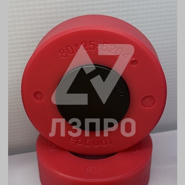 Ролик ступени эскалатора с заглушкой 80x25-6204