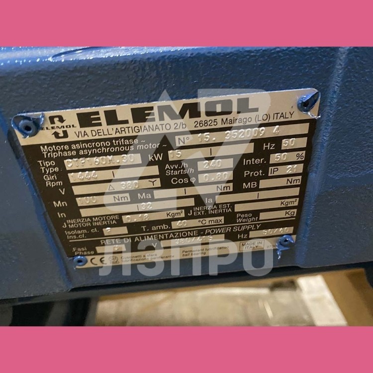 Лебедка M93 Left R.2/49 15kW (4P; 240S/H; VVVF; шкив 520х6х12 P=17) Montanari