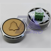 Модуль кнопочный без подсветки "КОЛОКОЛЬЧИК" К1-Вызов-К (аналог Ach...