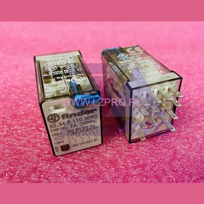 Реле промежуточное 110V DC 7A 55.34.9.110.0090 Finder
