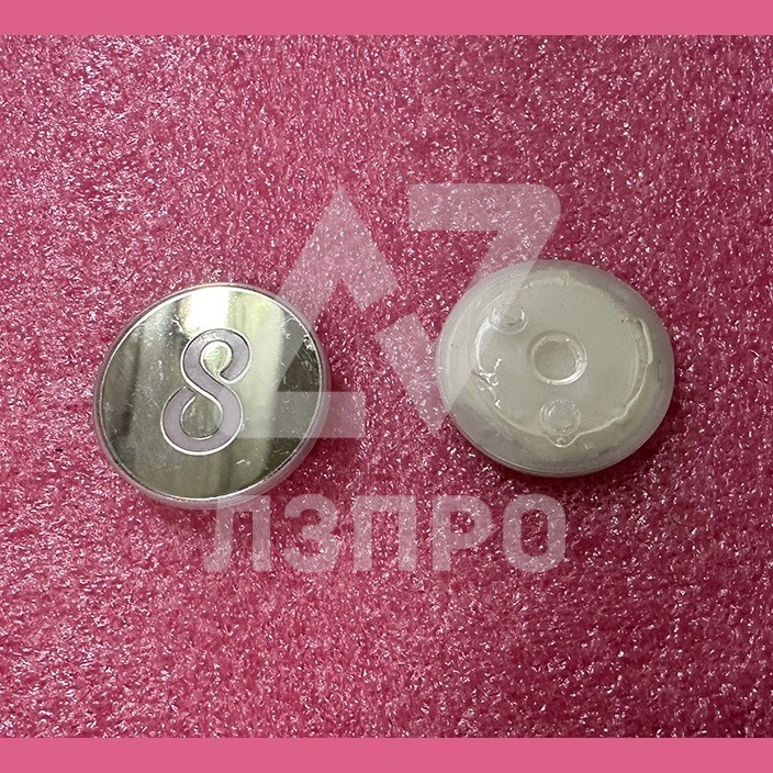 Нажимной элемент (толкатель) белый полированный "8" Kone