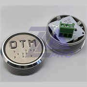 Модуль кнопочный красная подсветка "ОТМЕНА" К1-Отм-К (аналог Achill...