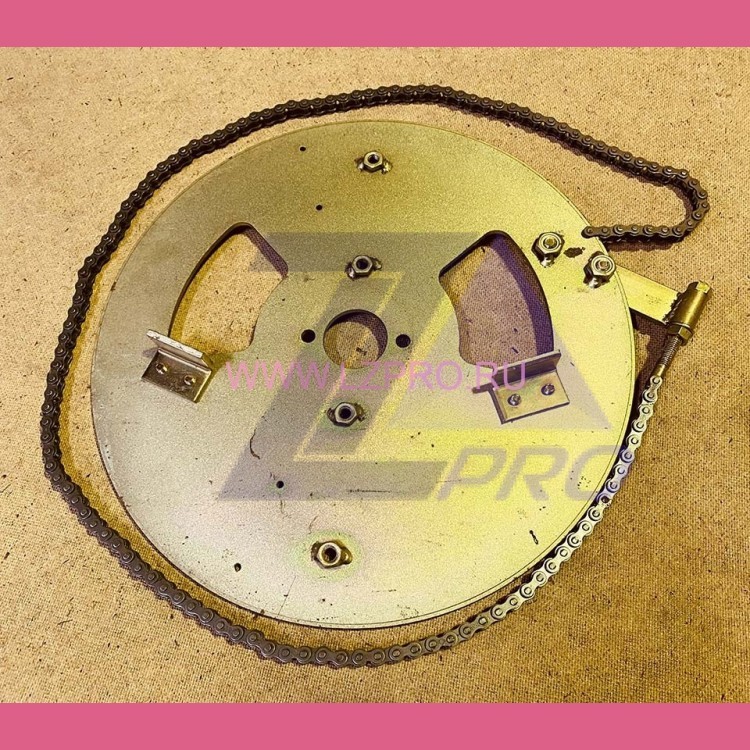 Шкив привода дверей кабины в сборе с цепью Sigma