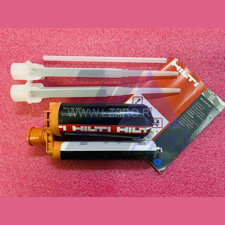 Химический анкер уникальный гибридный состав для крепления в кирпиче 330 ml HIT-HY 270 HILTI