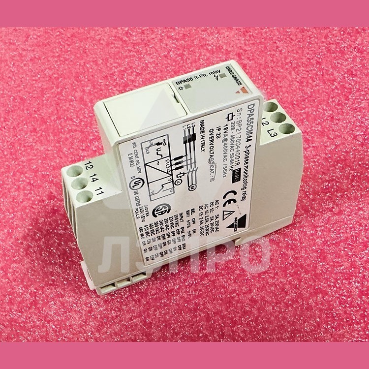 Реле контроля фаз DPA55CM44 Carlo Gavazzi