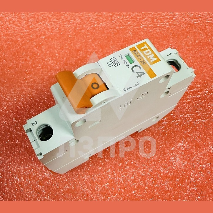 Выключатель автоматический 1P C4 ВА47-29 TDM