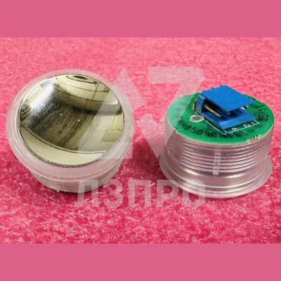 Кнопка (подсветка зеленый ореол, полированная, AMP разъем для MCS220, пр-во К...