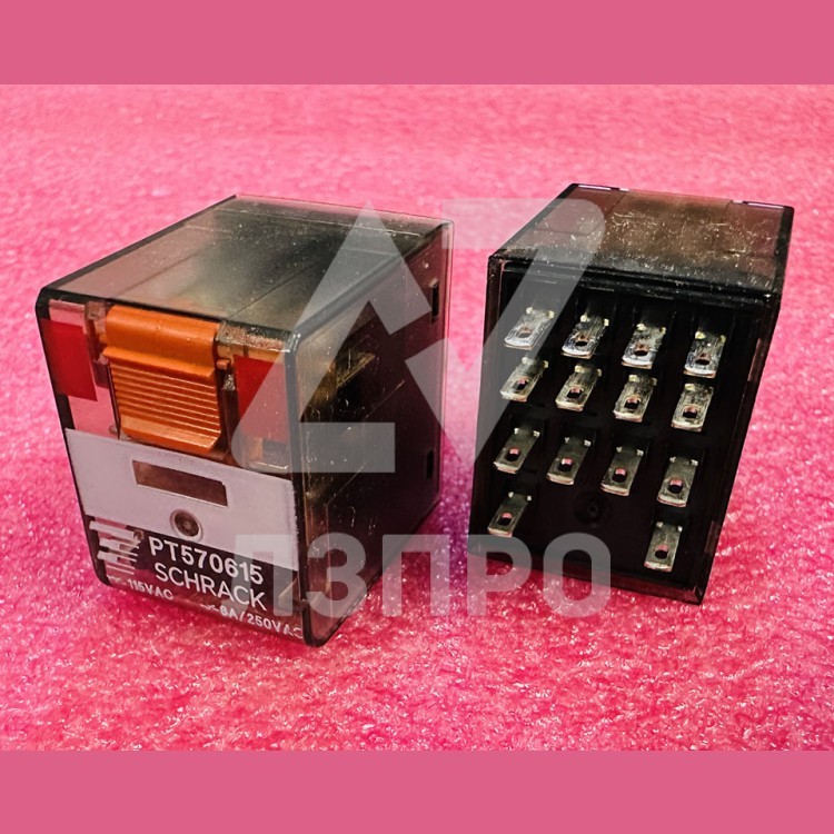 Реле промежуточное 115VAC 6A/250VAC PT570615 SCHRACK