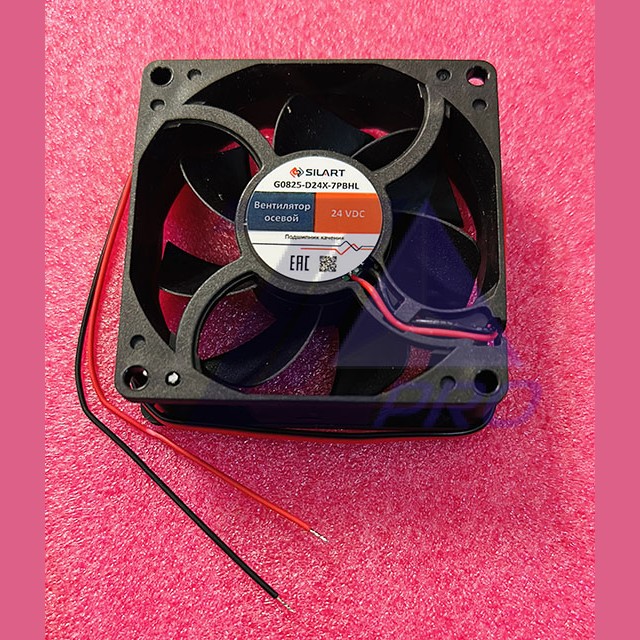 Вентилятор осевой 24VDC 80x80x25 G0825-D24X-7PBHL SILART