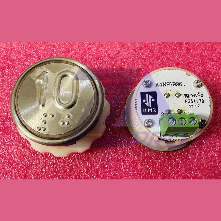 Кнопочный модуль с шрифтом Брайля "10" разъём под винт A4N97996 MA2D04-D-R-10 КМЗ