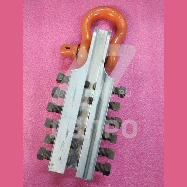 Устройство (грабер) для подвеса тали на направляющие лифта