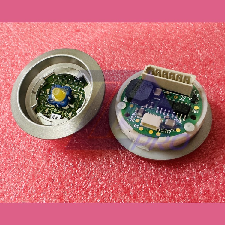 Кнопочный модуль желтая подсветка KM804342G08 Kone