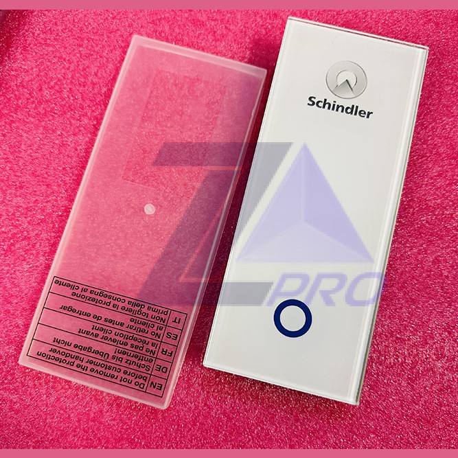 Панель сенсорная LOP5_1 (одна кнопка без индикации, SLOPE 51.QE ID.NR.591875) Schindler 3300/5300, ID.55518813