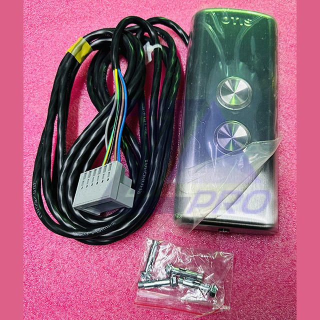 Вызывной пост (две кнопки с двойной красной/белой подсветкой, встроенная плата HBBA DAA26800AN1) ZAA23600AV6 Otis