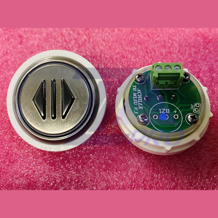 Кнопка антивандальная <|> синяя подсветка, MLSU, Achille light VEGA