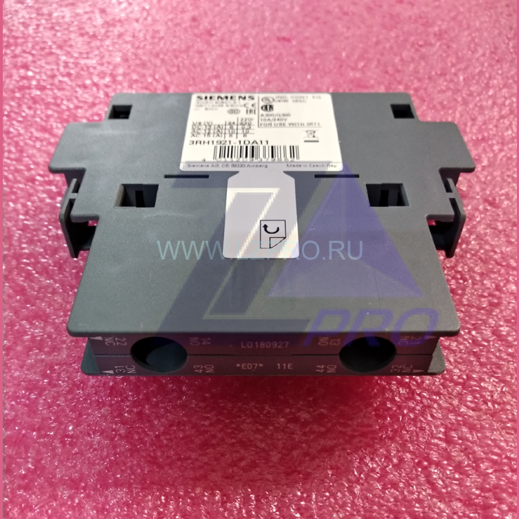 Блок дополнительных контактов 1NO+1NC 3RH1921-1DA11 Siemens