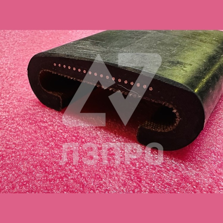 Поручень эскалатора T79k 79,2х37,5х28,15mm черный Slimline 80мм слайдер SF Kone