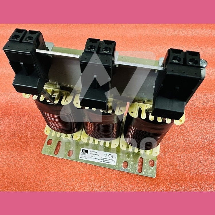 Трансформатор 3-Line reactor 50-60Hz 400Vac 1.1-1.2=5,1mH-16,0Aac (55,5mOhm) BLOCK
