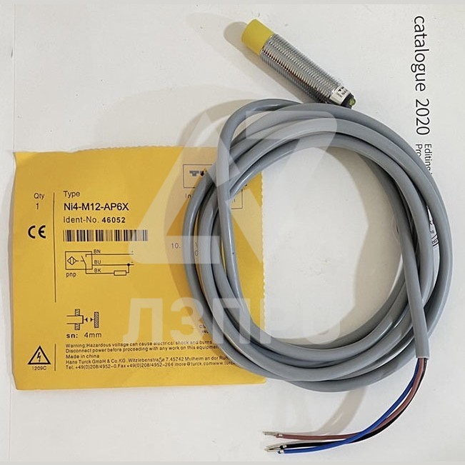 Индуктивный датчик контроля скорости эскалатора Ni4-M12-AP6X 57913855 ThyssenKrupp