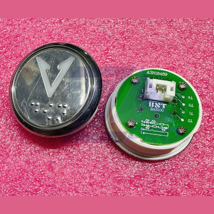 Модуль кнопочный синяя подсветка СТРЕЛКА ВНИЗ BAS100 A3N18489 BST SJEC