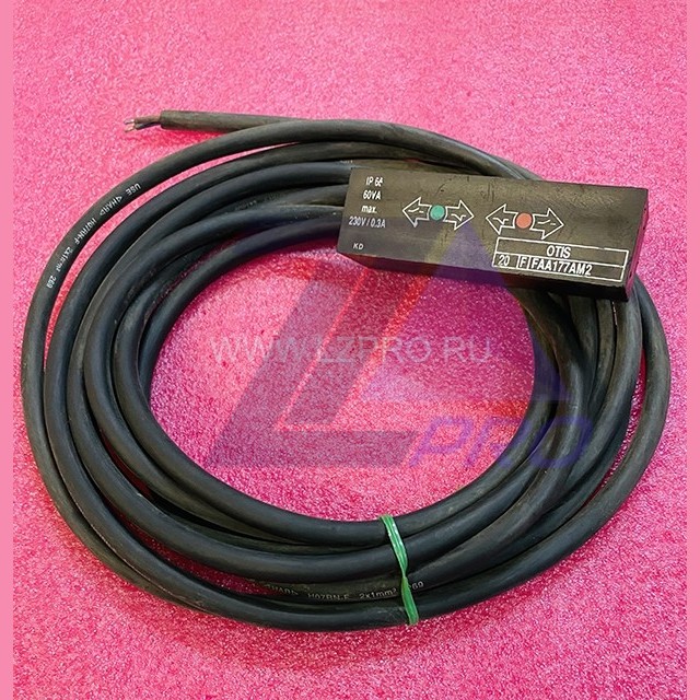 Датчик герконовый бистабильный 220V / 0,3A с кабелем 4 метра FAA177AM2 Otis