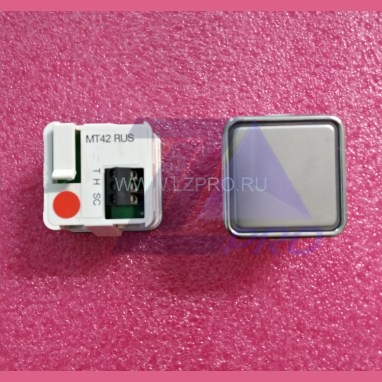Модуль кнопочный без символов красная подсветка MT42RUS Schaefer ЩЛЗ